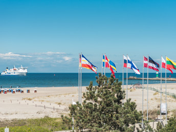 Einfach nur Warnemünde, direkt am Strand