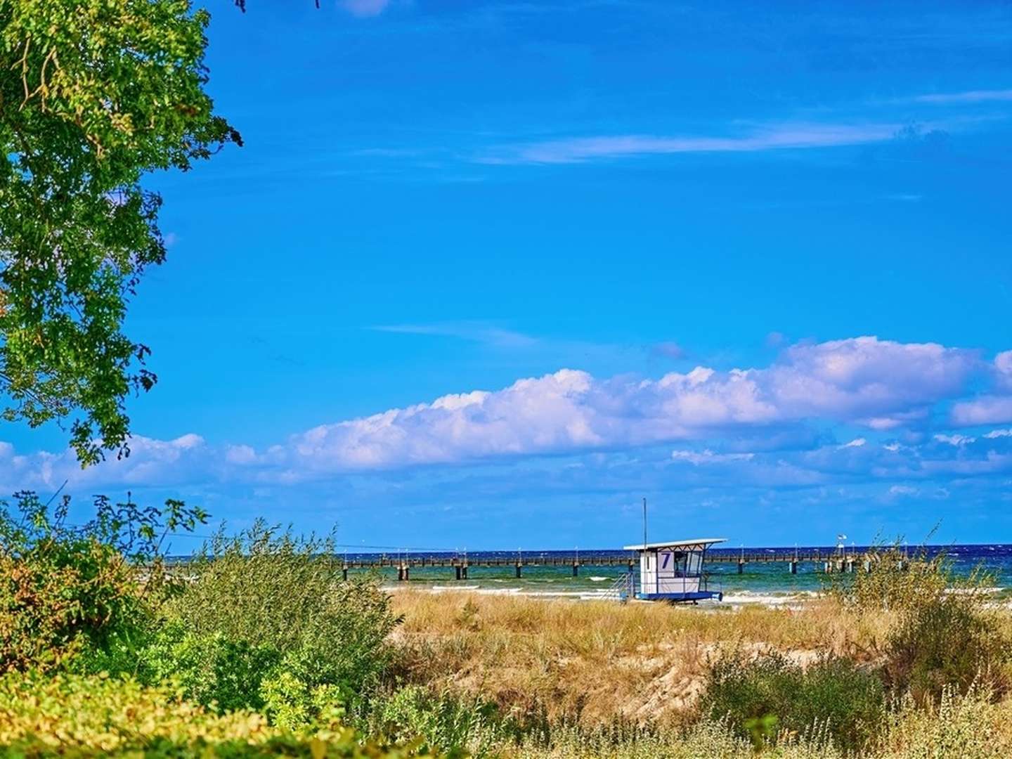 Neujahrskracher direkt am Bansiner Ostseestrand