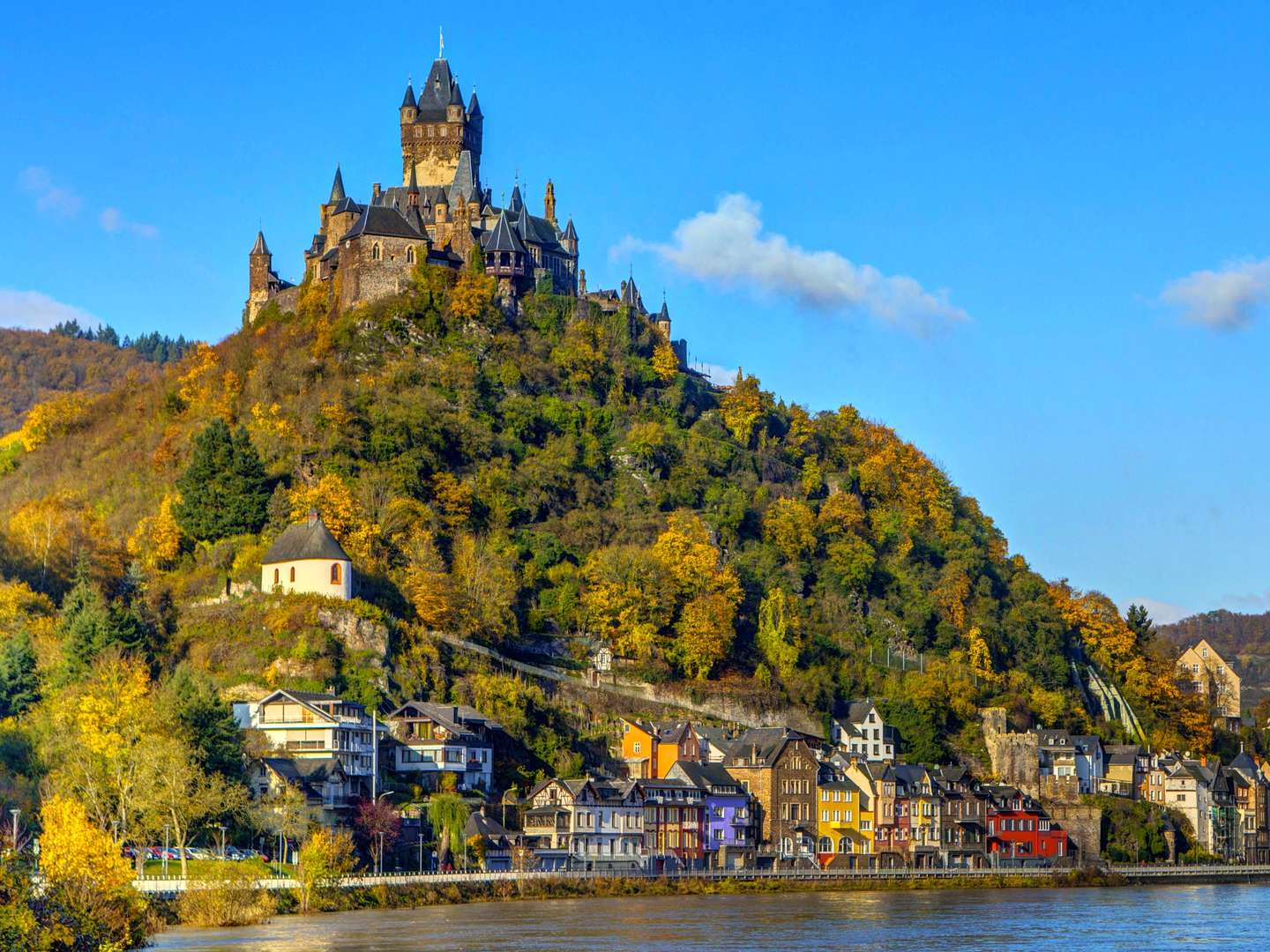 Motorradfahren an der Mosel