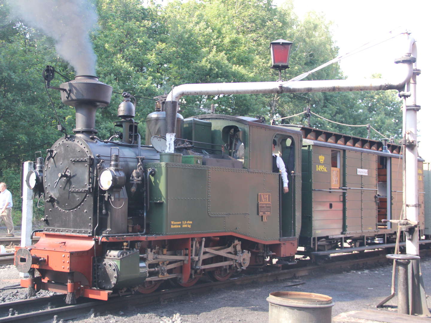 Eisenbahnromantik am Museumsbahnhof Bertsdorf