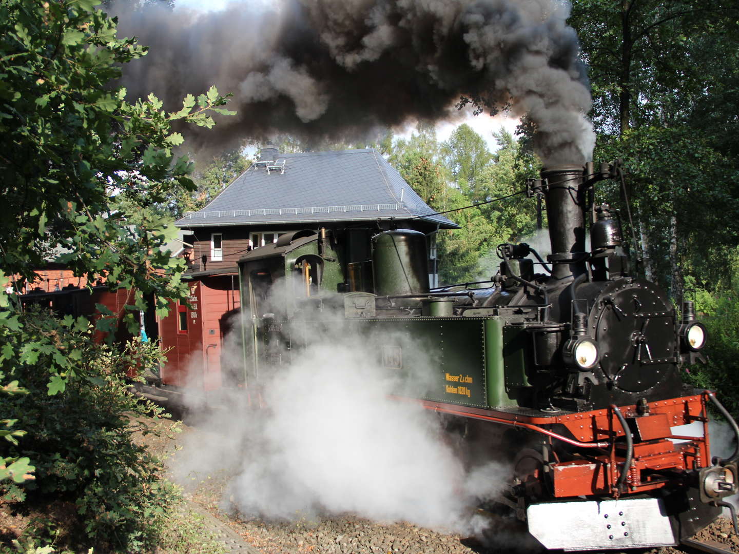  4 Tage Romantik mit der Dampfeisenbahn & dem Solebad inkl. Halbpension 