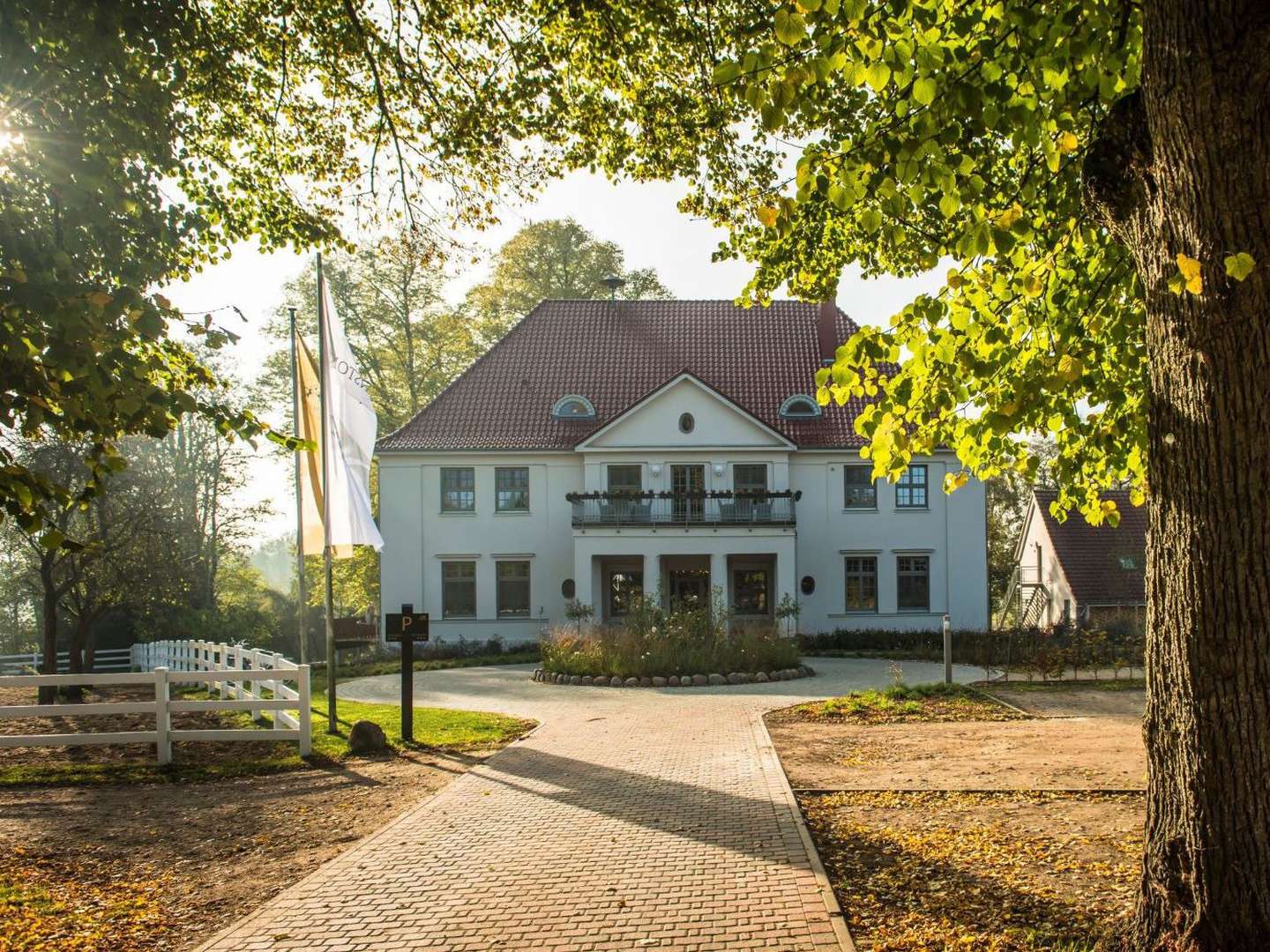 Herbstzeit im Gutshaus bei Schwerin