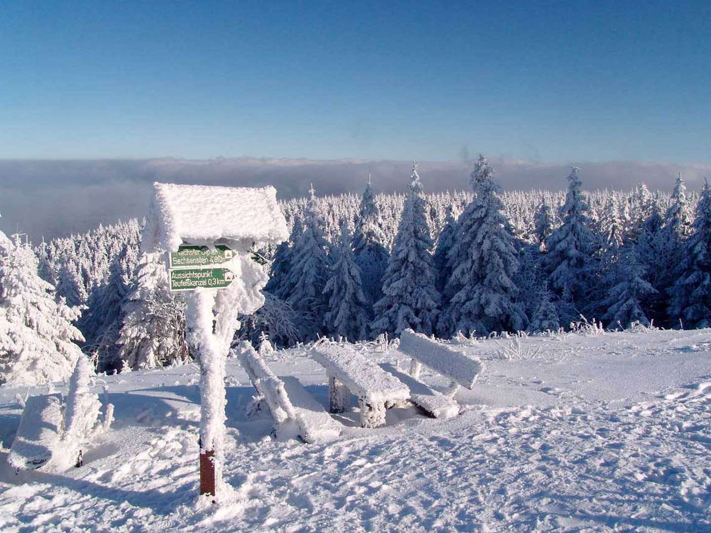 Zeit zum Auftanken im Thüringer Wald