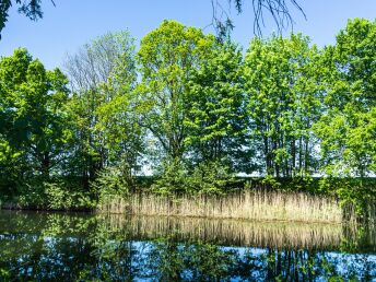 Erholung zu Zweit im Whirlpool an der Mecklenburgischen Seenplatte