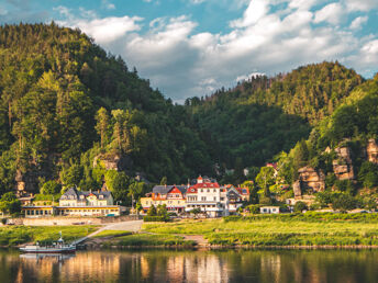 6 Tage in Schmilka direkt an der Elbe in der Sächsischen Schweiz 