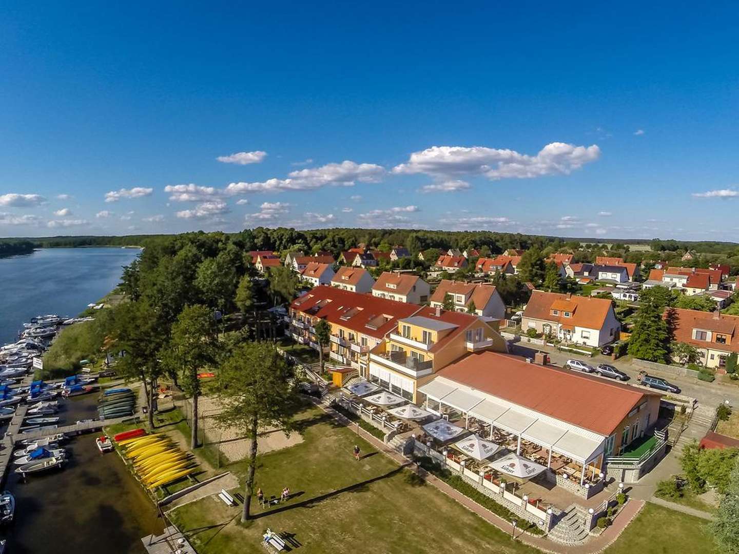 Urlaub am verträumten Mirower See inkl. Halbpension 