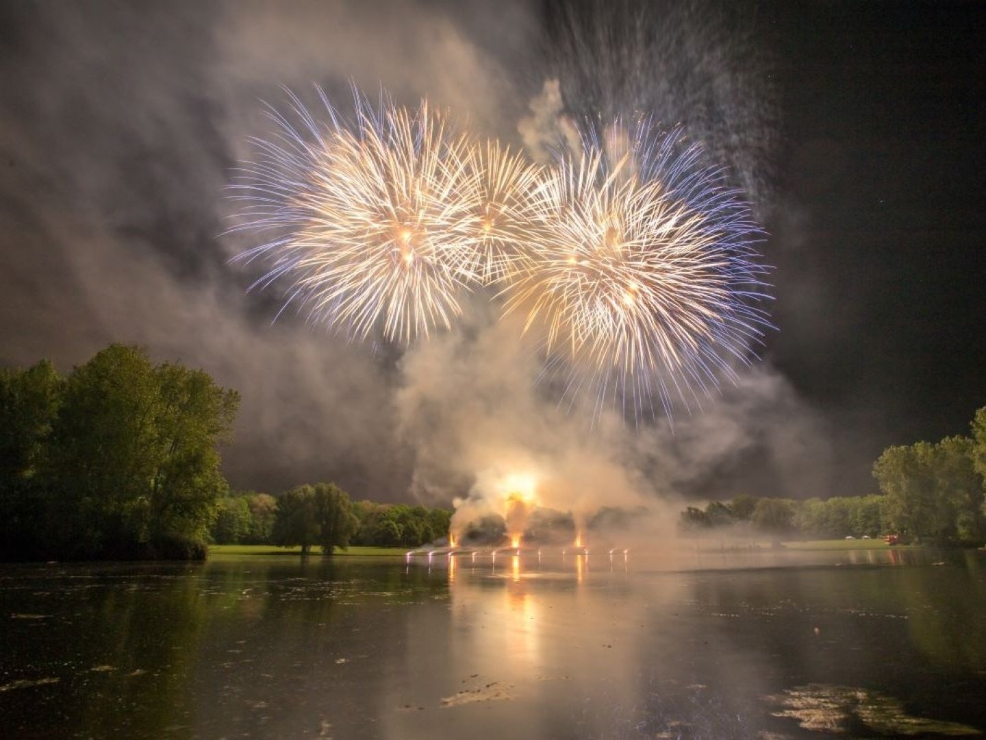 Silvester im Naheerholungsgebiet Jägersburg