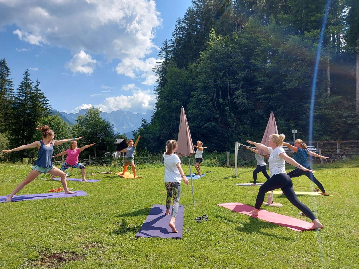 Herbstliches Yoga Wochenende in den Alpen inkl. geführte Wanderung 