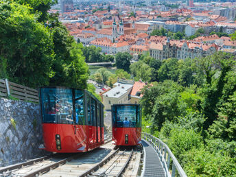 Steirische Landeshauptstadt Graz entdecken mit Schlossbergbahn & Altstadtrundgang | 4 Nächte