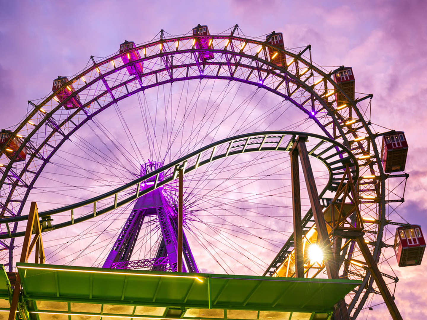 Riesenradromantik in Wien mit Blick über Prater & City | 7 Nächte