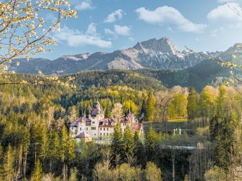 Schneeschuhgeflüster im Naturhotel Schloss Kassegg - erkunden Sie die wunderschöne Landschaft 