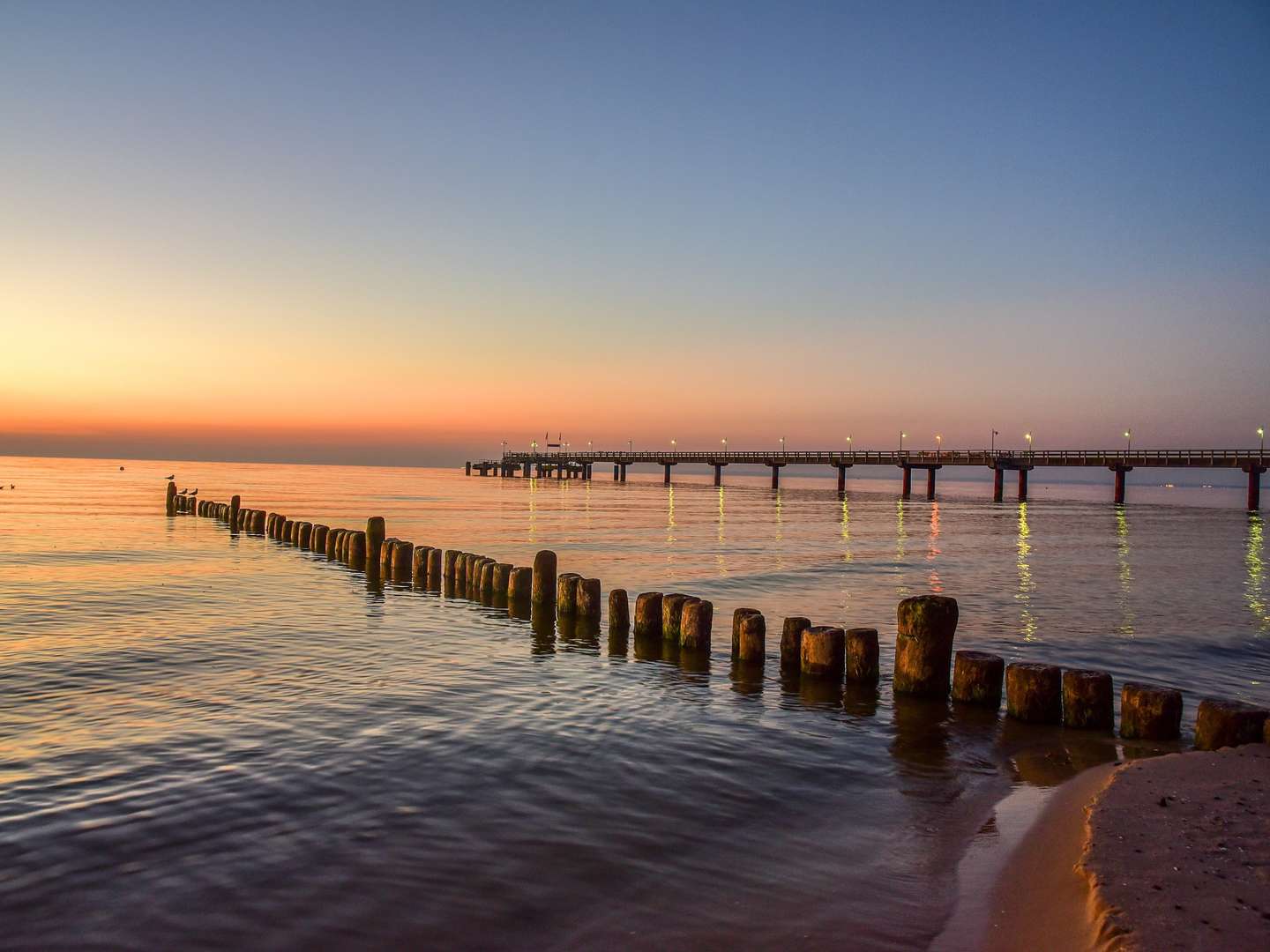 Herbstzeit am Strand von Bansin