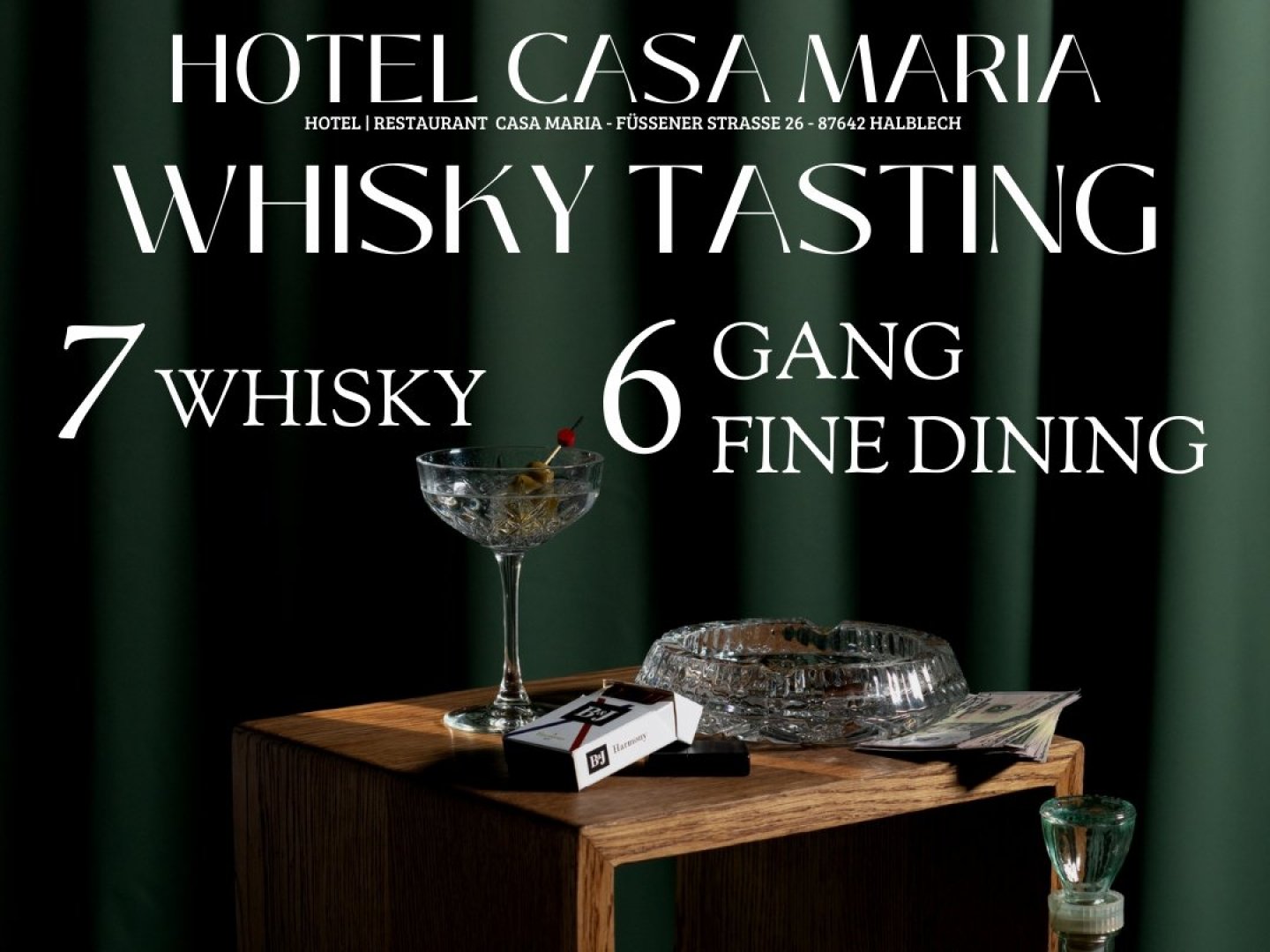 Whisky Tasting mit Übernachtung 