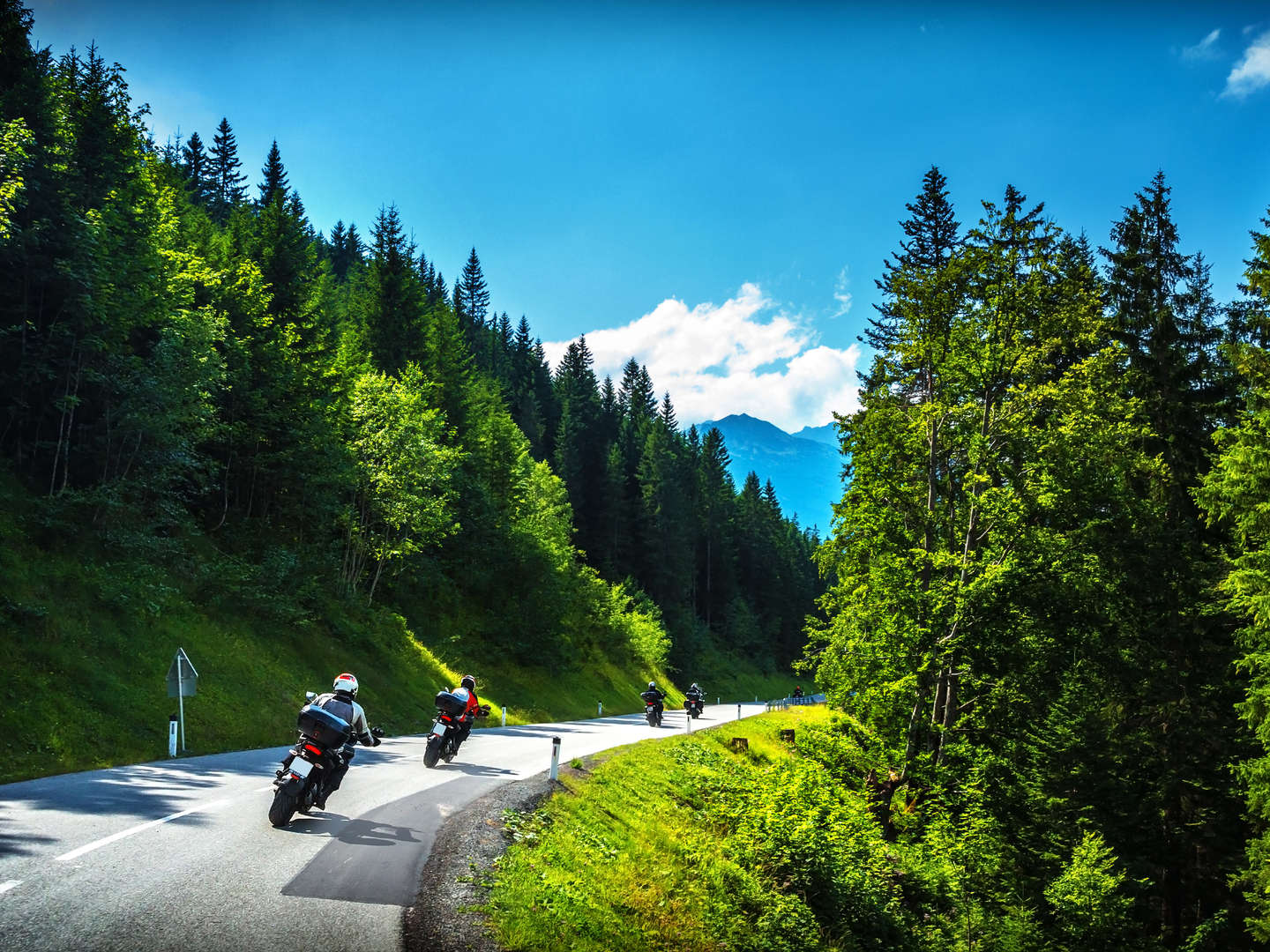 Auf dem Motorrad durch das Erzgebirge