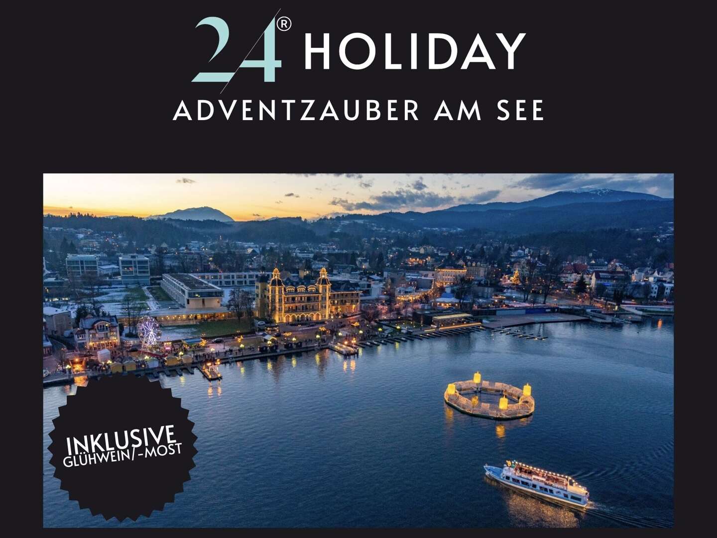 Adventwochenende am Wörthersee inkl. Glühwein oder Most | 2 Nächte