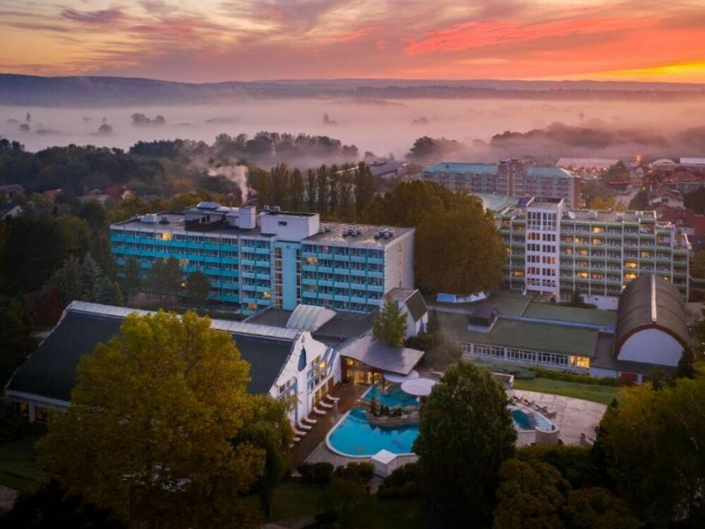 10% Rabatt Herbst-Spezial | Wellnessurlaub im berühmten Kurort Hévíz mit Halbpension