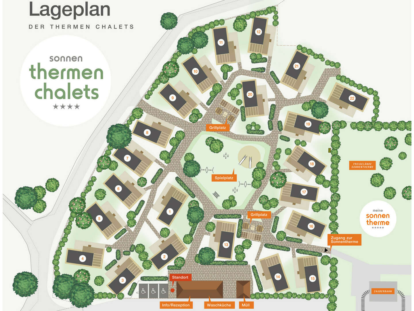 4 Tage Familienauszeit in den neu eröffneten Chalets der Sonnentherme Lutzmannsburg