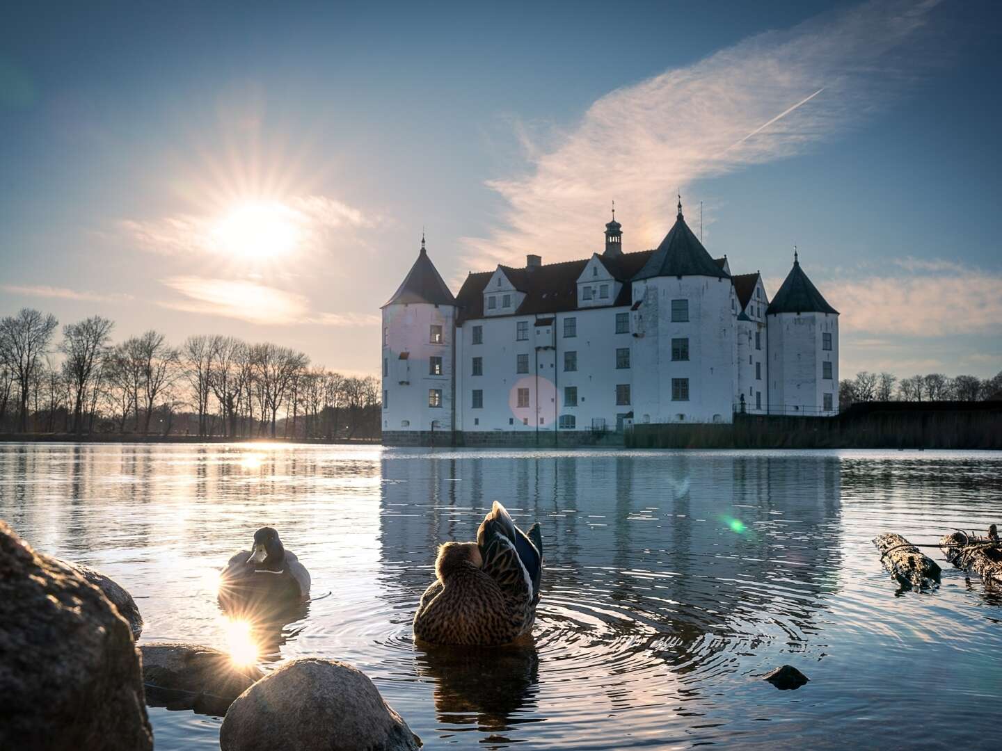 Spaziertour - am bekannten Glücksburger Wasserschloss