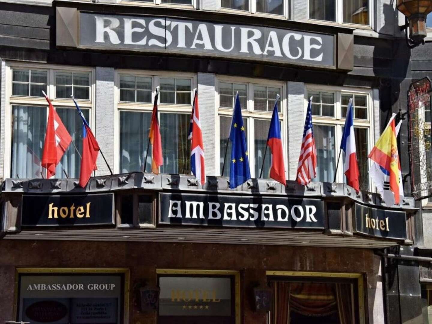 2 Nächte im Hotel  Ambassador Zlata Husa in Prag mit Frühstück